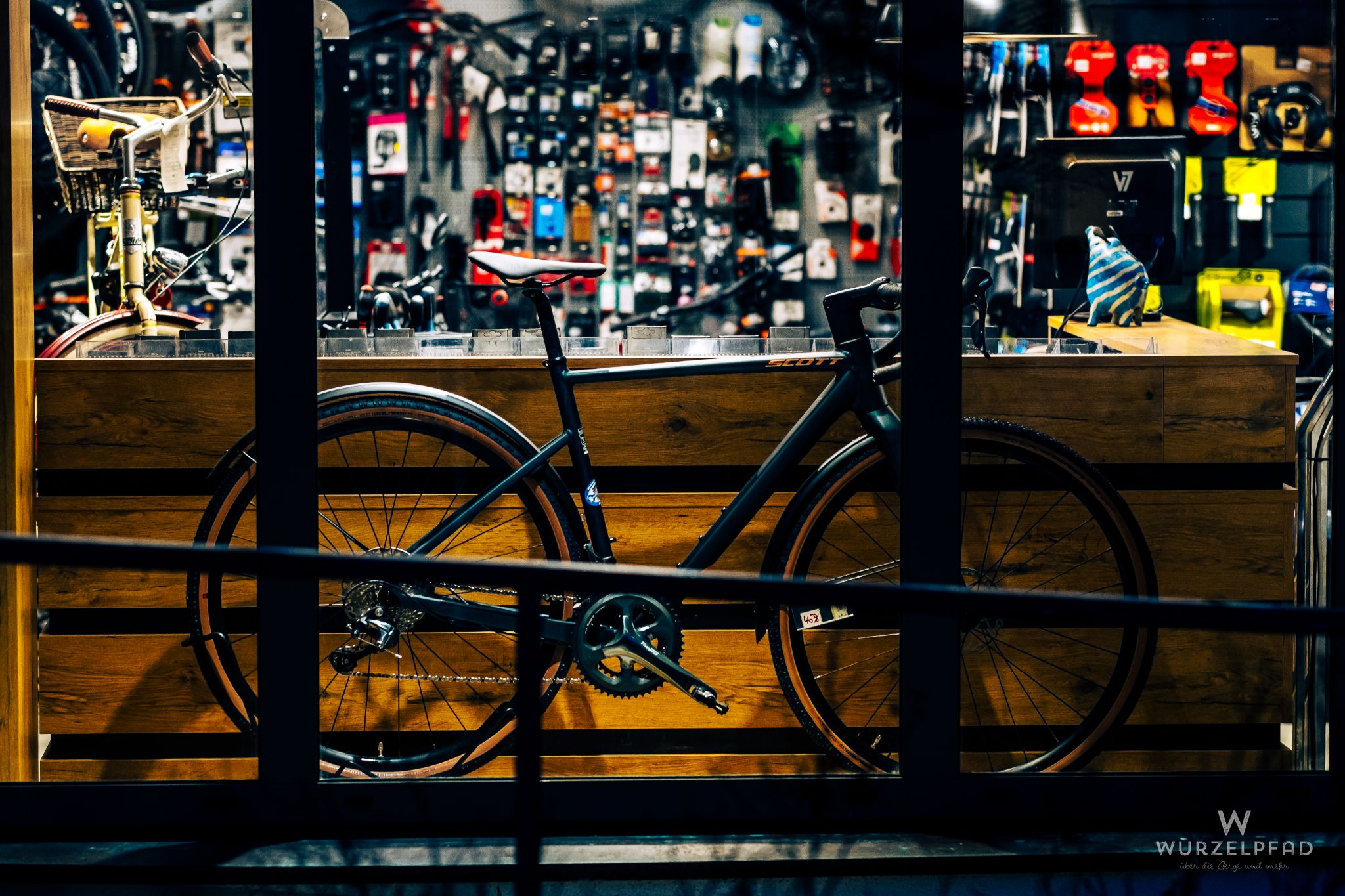 Fahrrad im Fahrradladen